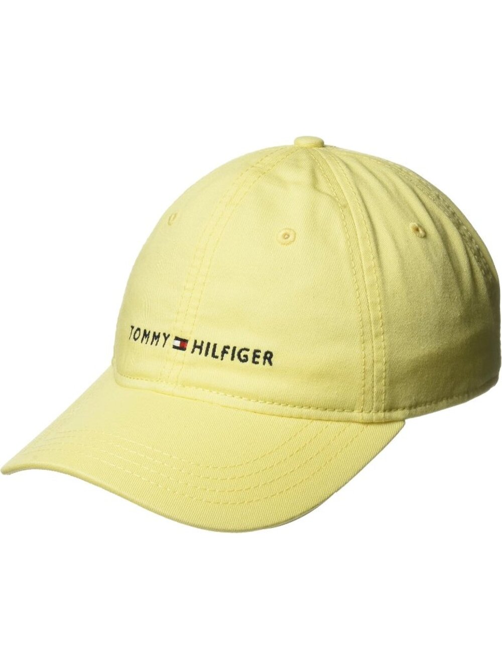 Tommy Hilfiger Men's Limelight Cotton Logo Adjustable Baseball Cap